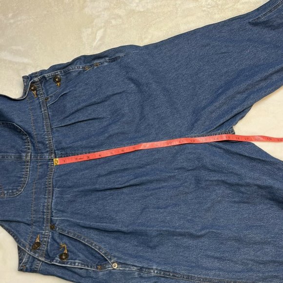 Announcements Maternity Denim Overalls Women’s Size Medium Vintage - Picture 8 of 9